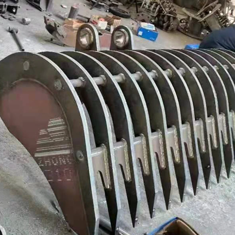 Factory Price Mini Excavator Attachments Root Rake For 1-4 Tons Mini Excavator