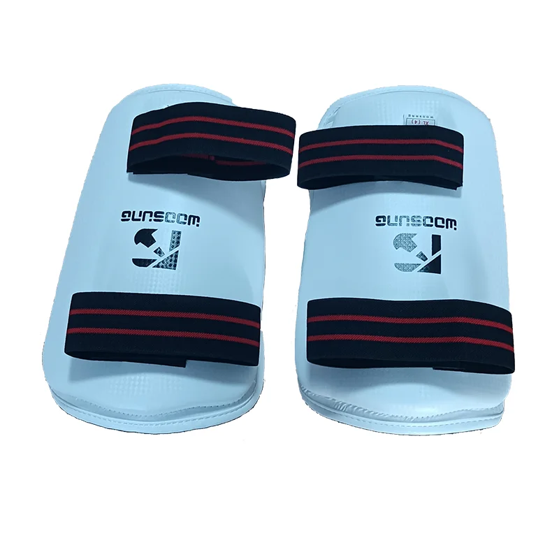 Sample free shipping factory price durable white martial arts gear taekwondo arm guard protector on sale
