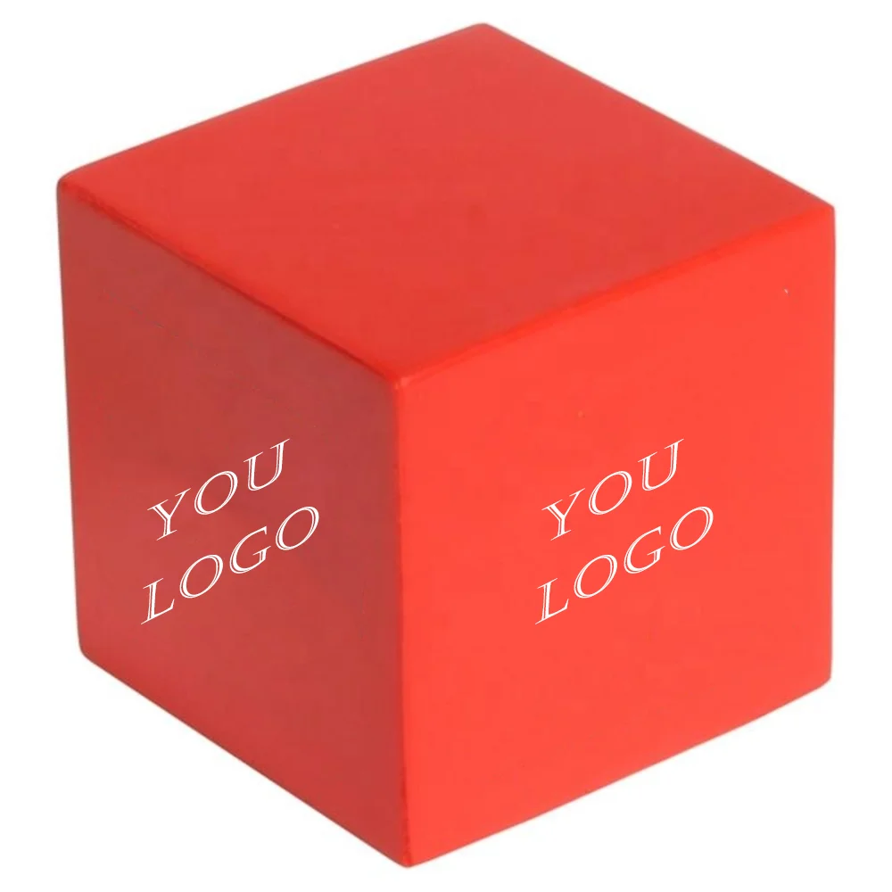 Factory Custom Made 2.5cm 5.5cm 8cm 10cm 15cm Workout Accessories Yoga Foam Cube Kids Fun Express Jumbo Foam Dice