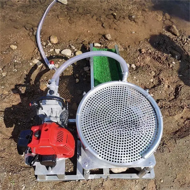 Portable Gold mining Plant mini sluice box high banker