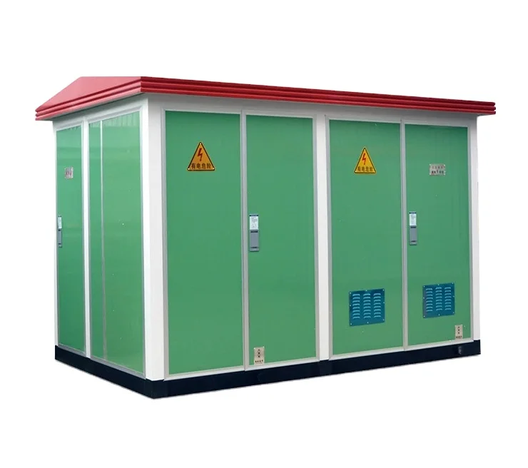 environmentally friendly three phase prefabricated transformer substation electrical power distribution transformer substation