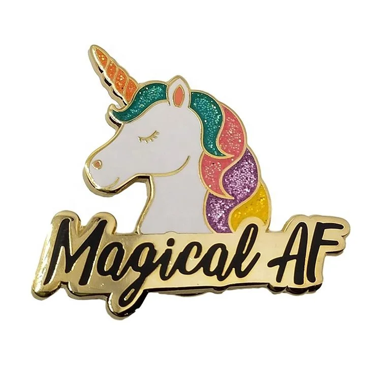 Gold supplier wire carved reindeer production deer lapel pin