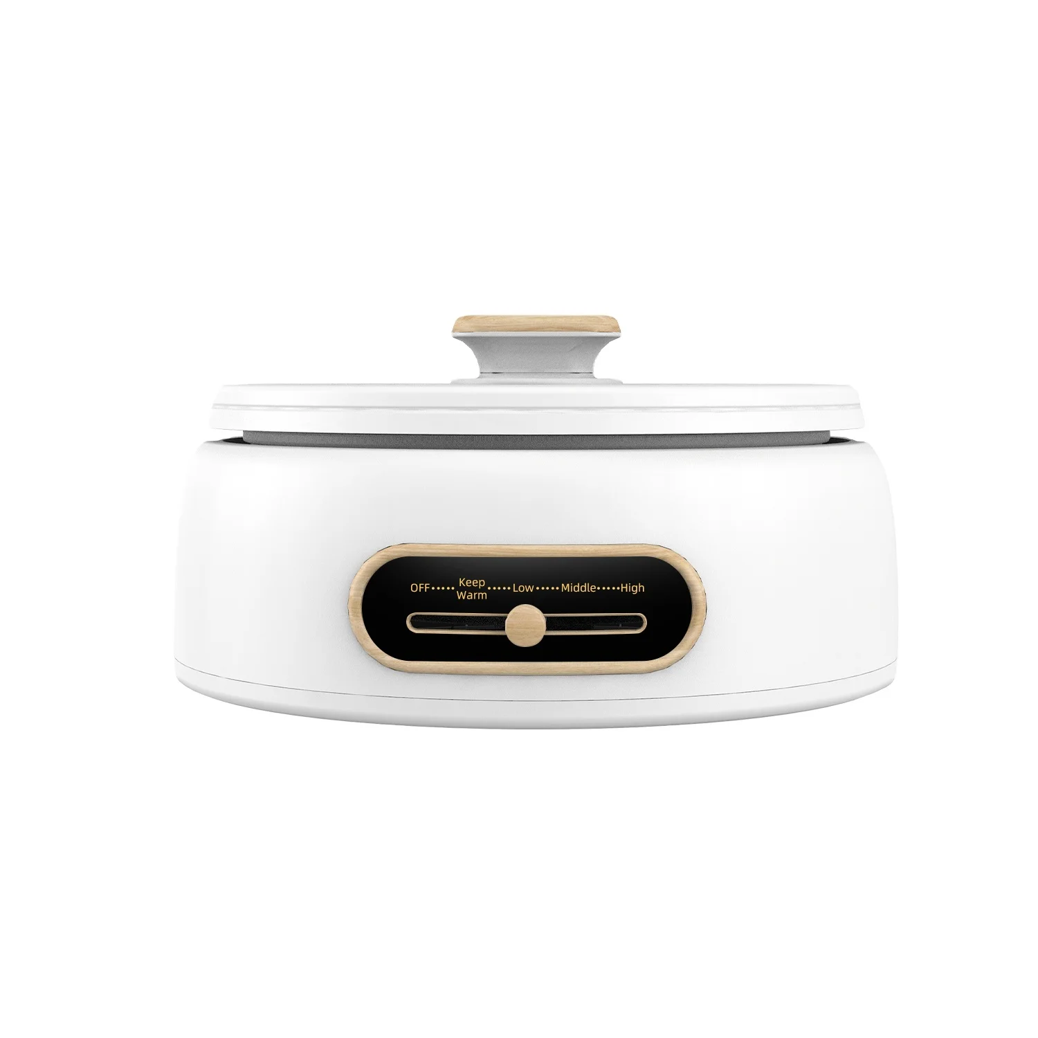 Household hot sale multi-purpose smart white 1300W electric pot multi cooker