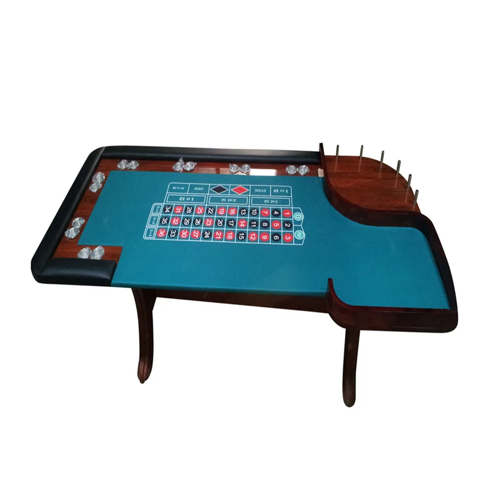 China made luxury roulette table poker table for casino using