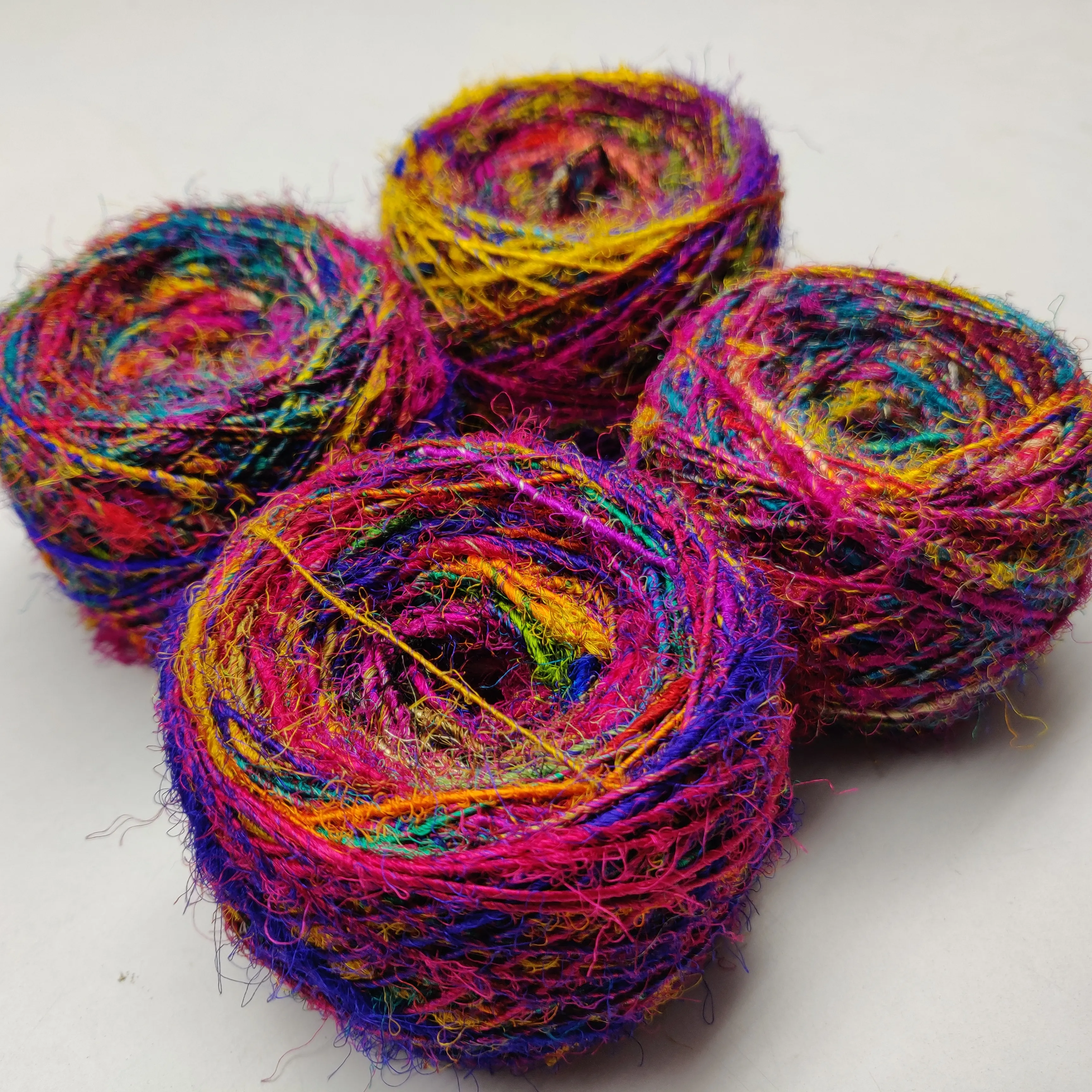 
RECYCLE SARI SILK YARN 