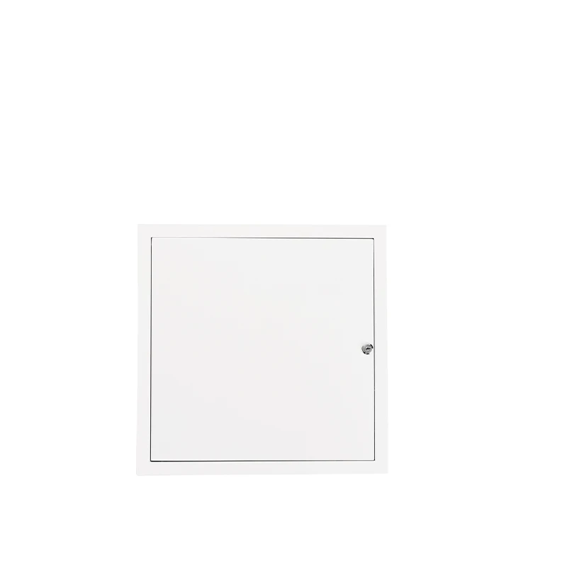 45*45 CM White Opening Flap Cover Access Panel Plate Vent Systems Easy Metal Access Ceiling Panel Lockable