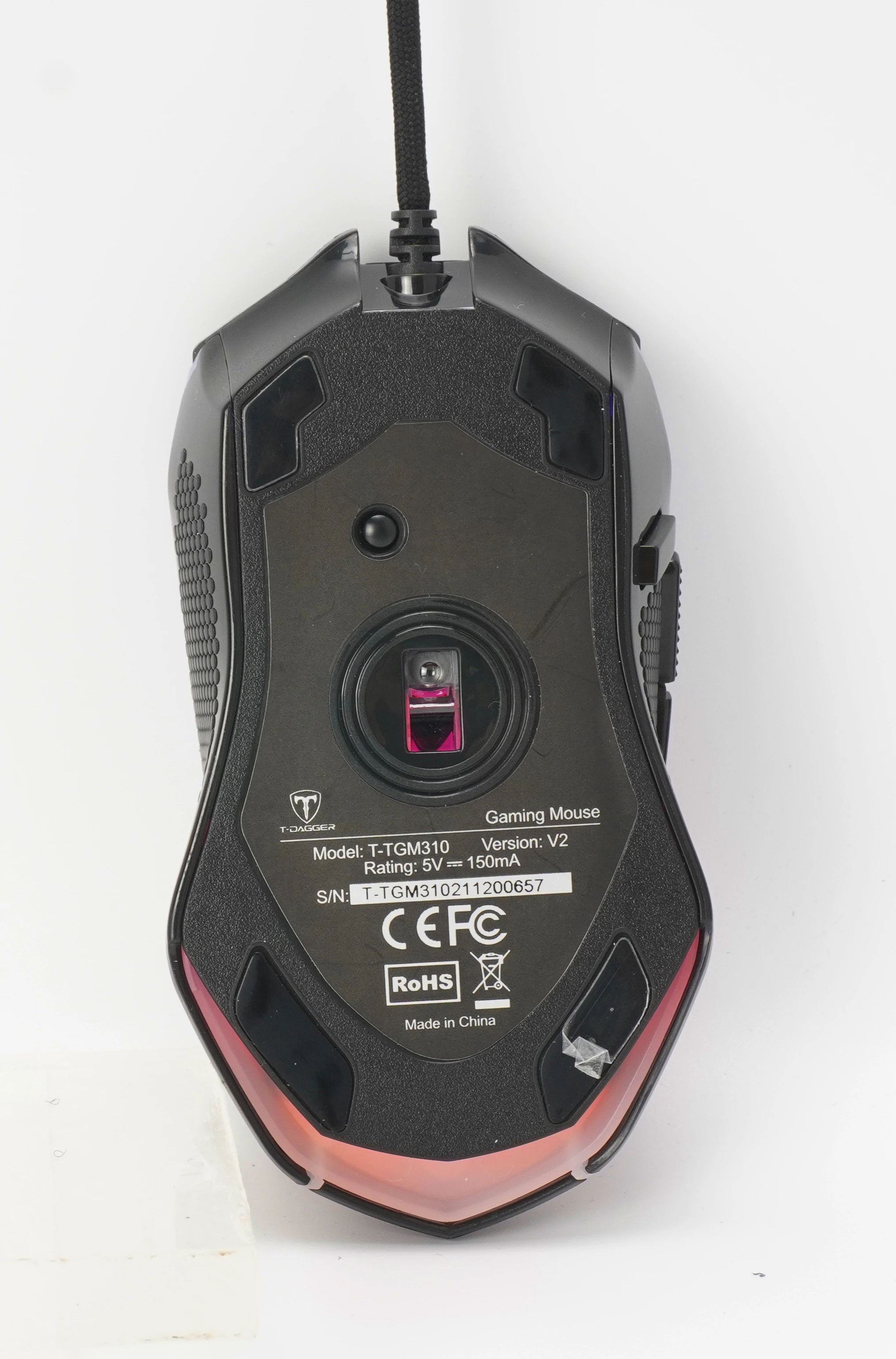 USB gaming mouse computer PC Laptop ergonomic LED  glowing  Honeycomb  wired gaming mouse