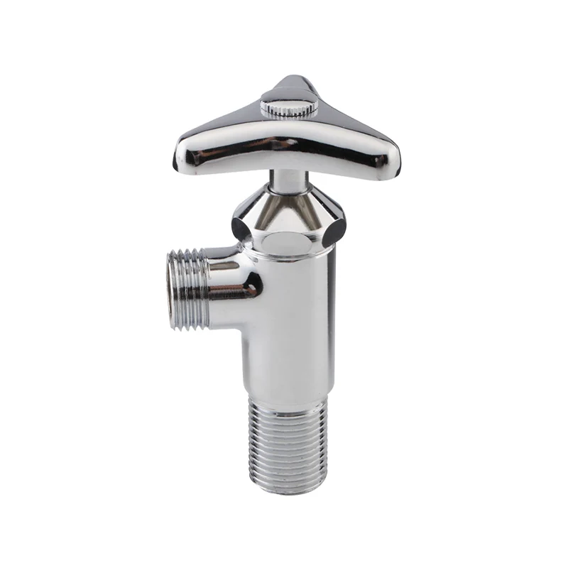 
Triangle Faucet Water Forged Brass Angle Stop Cock Valve For Bathroom Toliet 
