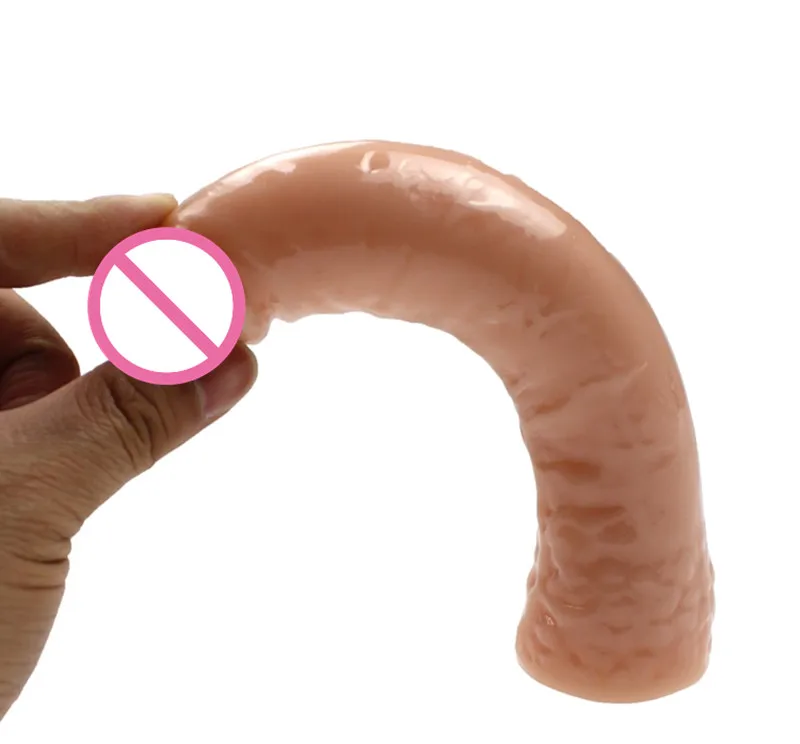 Adult Sex Toys For Women Female Masturbation Silicone Rubber Realistic Giant Soild Dildo Flexible Penis Dildos