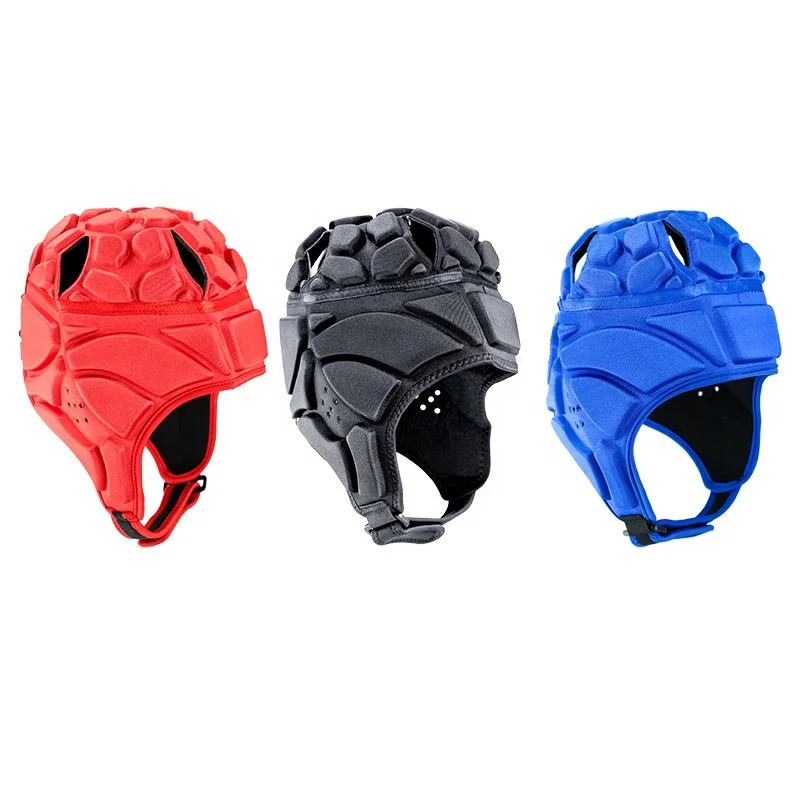 Professional Football Soccer Goalkeeper Headgear Comfortable Sports Rugby Crash Helmet