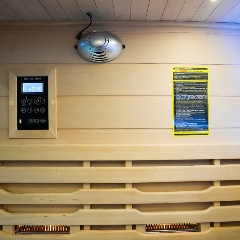 Premium Home 4 person infrared sauna Multi Function Smart indoor sauna with control panel for loss weight and health