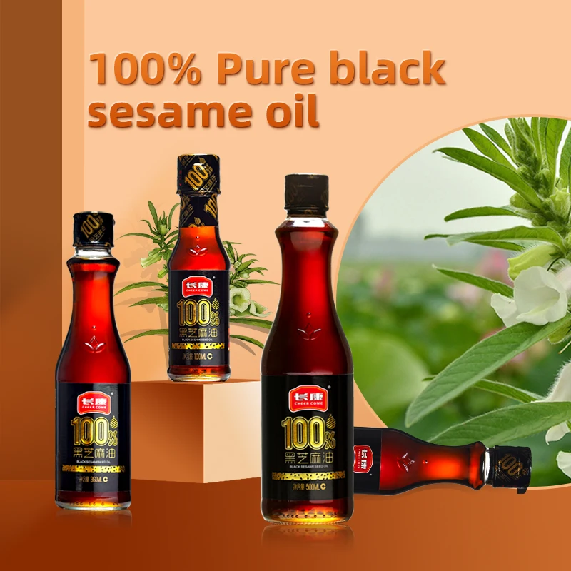 Professional Factory Directly Supply Sesame Oil Cooking 100ml Black Sesame Seed Oil