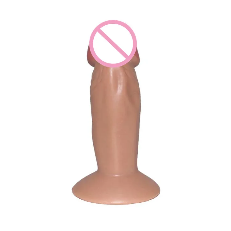 Realistic Mini Dildo with Suction Cup 4.3 Inch Small Adult Sex Toy  lifelike SILICONE DILDO for woman Anal Plugs