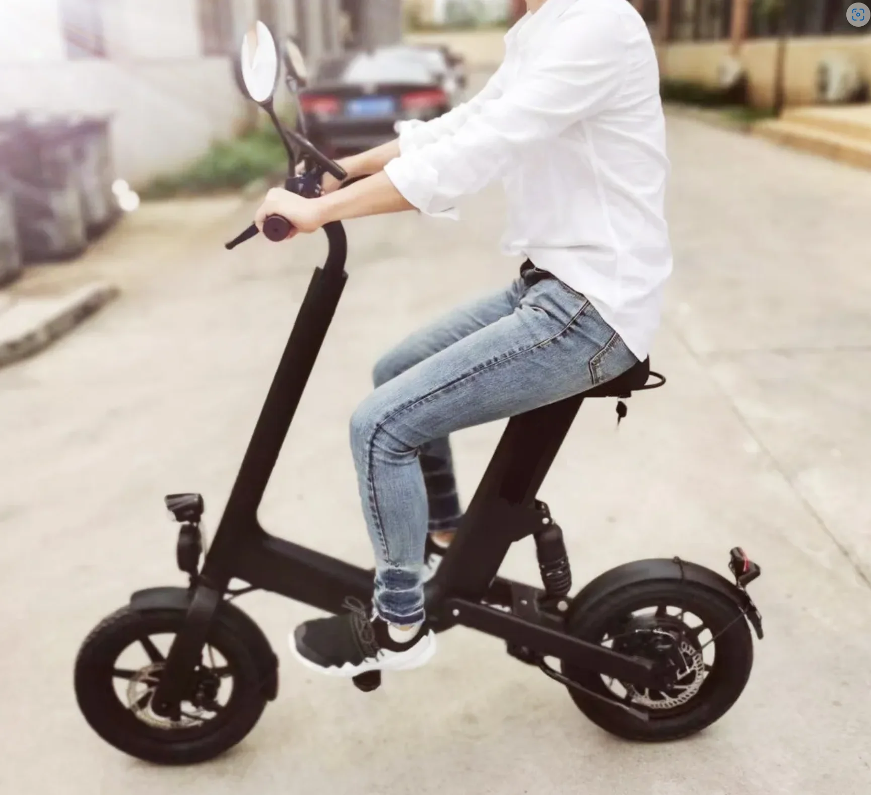 COC passed Sweden design 36V Customized 450 Watt Hub Motor fashion electric cruiser mini scooter