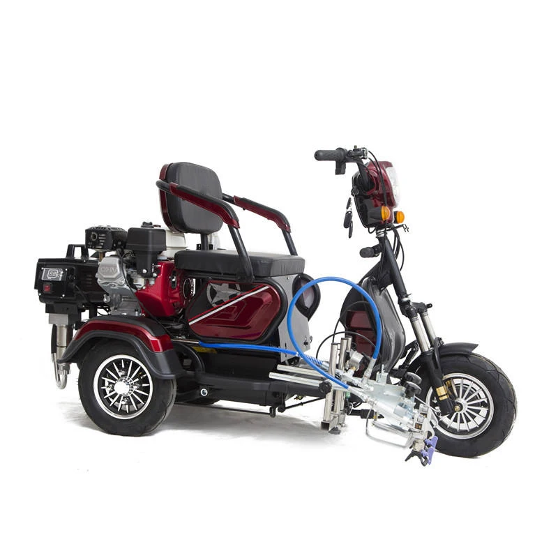 Customizable LS 5000 Airless Moped Road Marking Machine with New Pump and Engine Components for Efficient Road Marking