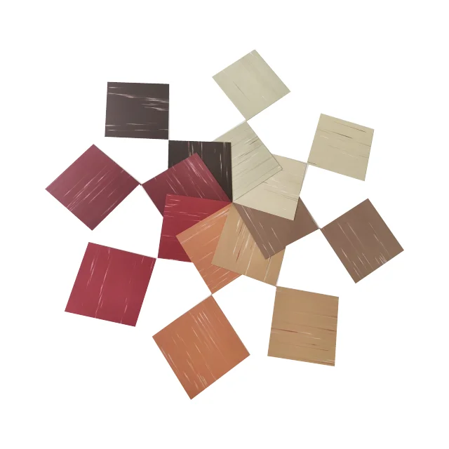 Simple, Eco-friendly Polyvinyl Chloride Quartz Sand Tiles In a Variety Of Colors
