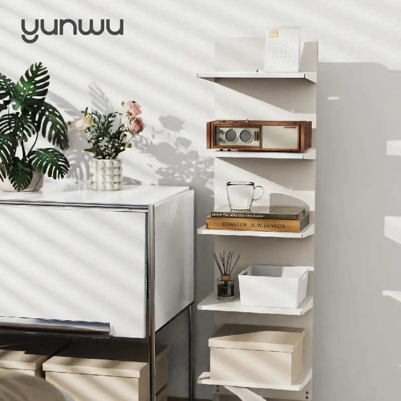 Light Luxury Metal Floor Bookshelf Simple and Beautiful Book Storage Display Shelf