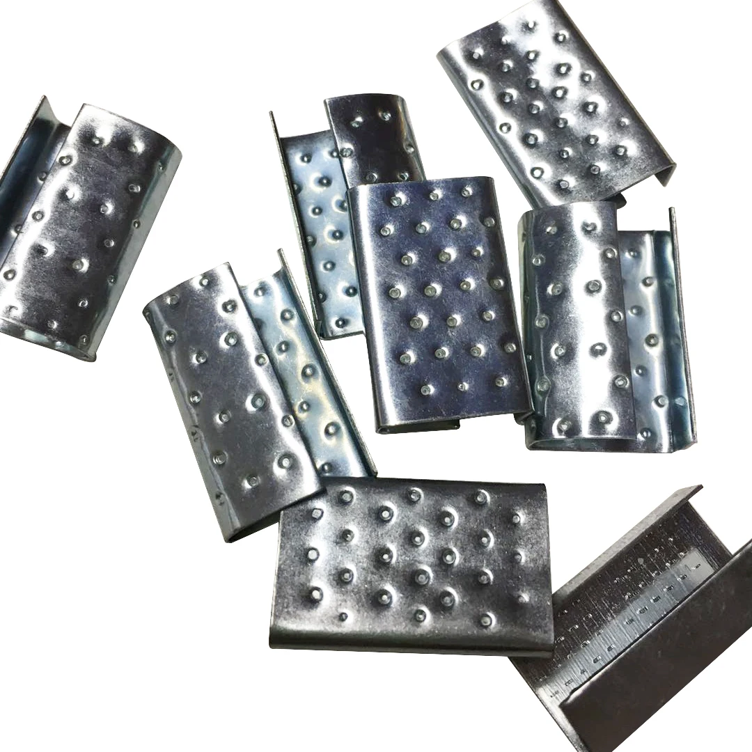 Galvanized PET Strapping Buckles Packing Seals Metal Clip For Strapping Band PET Packing Buckle