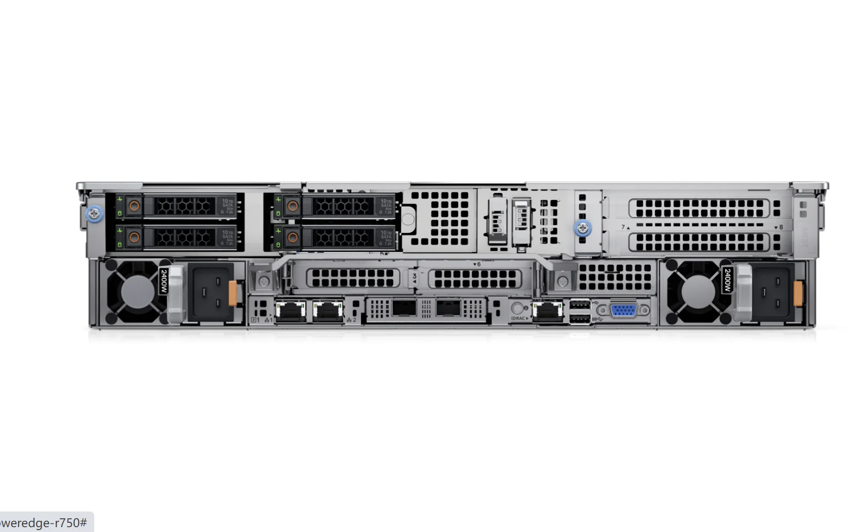 DELLE EMC PowerEdge R250 R350 R450  R550 R650XS R650 R750 R750xs  a server