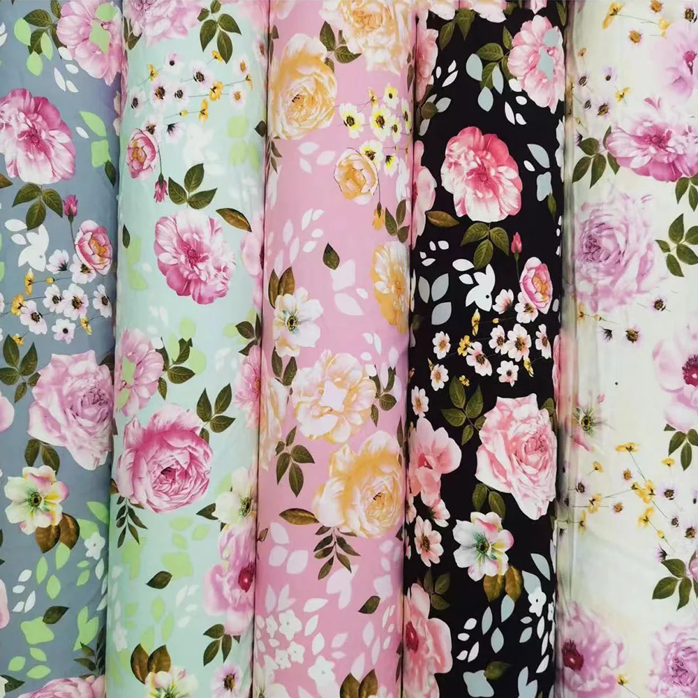 Cheap Wholesale China Factory Moss Crepe/ Furong Crepe Fabric for lady dress