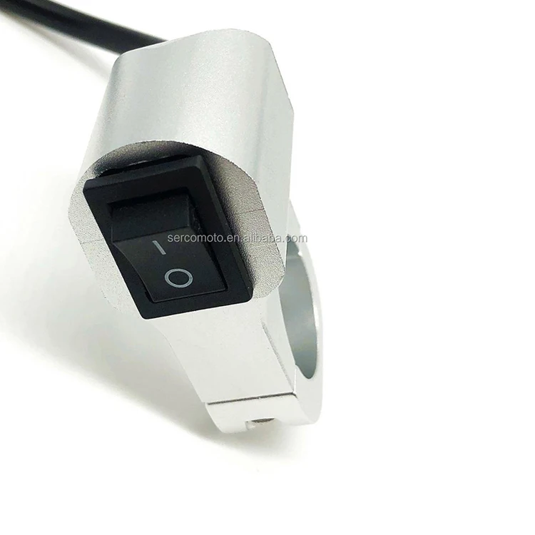 Waterproof Aluminium Alloy 12v 3-way Off On Led Spring Return Momentary Motorcycle Toggle Switch