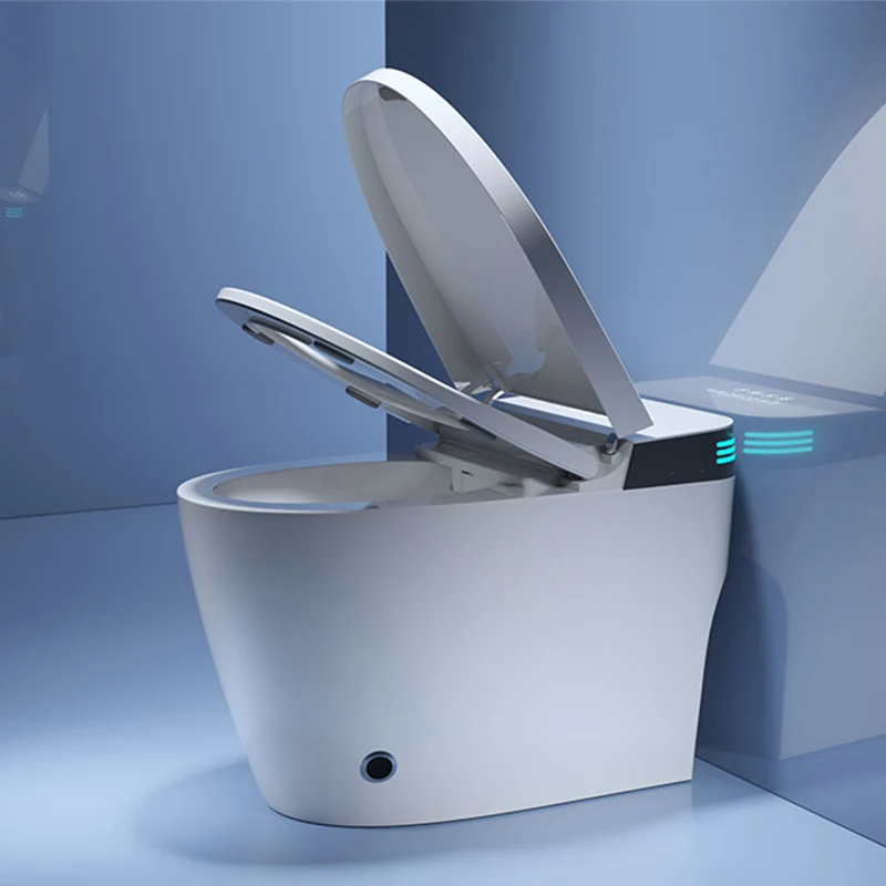 Factory Direct Sales Bathroom WC White Ceramic Washdown Toilets One Piece Colored Smart Toilet intelligent full automatic