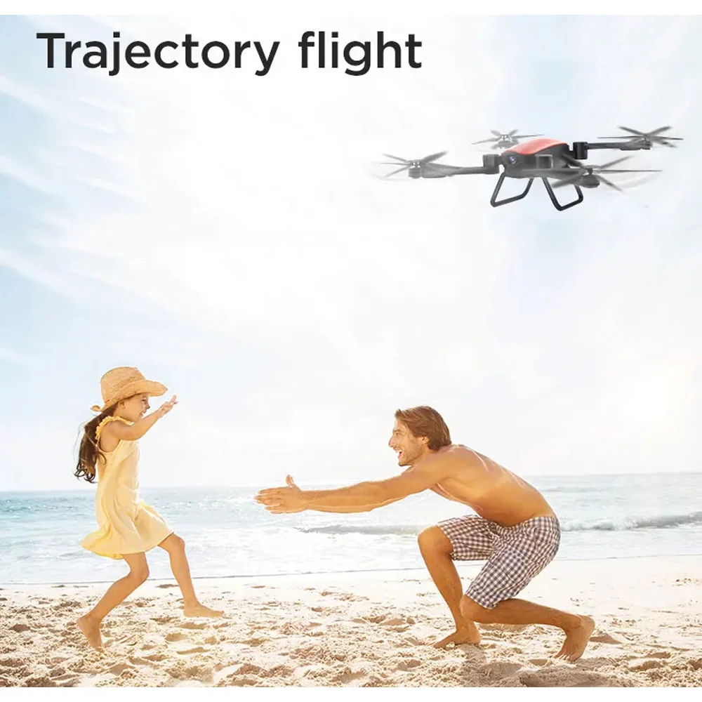 DC newest design Foldable 2.4G Long Fly Time HD RC Quadcopter Drone With Camera 720p