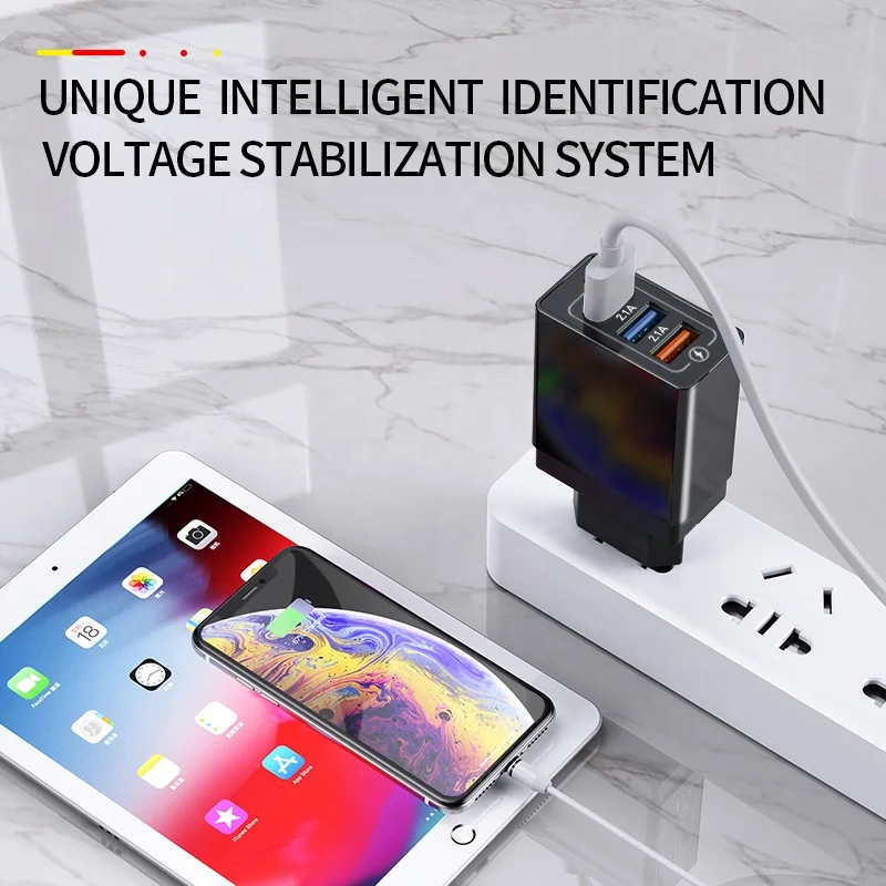 30W USB C Charger QC3.0 PD USB Type C Charger Fast Charging For iphone Xiaomi Samsung Huawei Mobile Phones Chargers