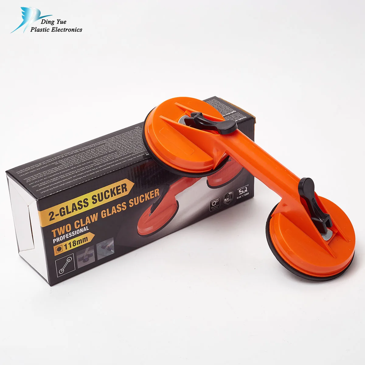 plastic suction glass window silicone double sided suction cup spider lift with suction cup screw heavy