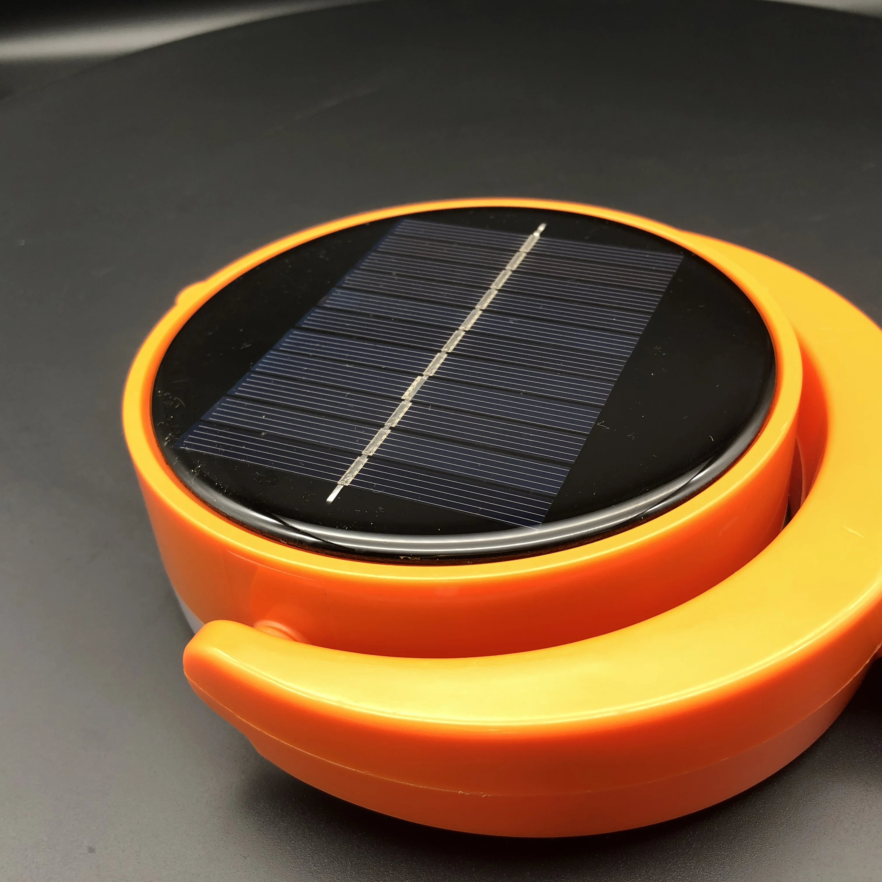 Rotary Fortune Coin Shape Solar Camping Tent Light Rechargeable Outdoor Waterproof Camping Lamp