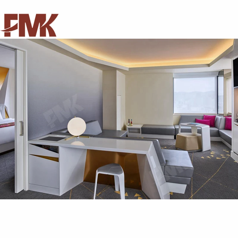 
Modern Appearance and Commercial Furniture General Use Hotel Room Set Equipment 