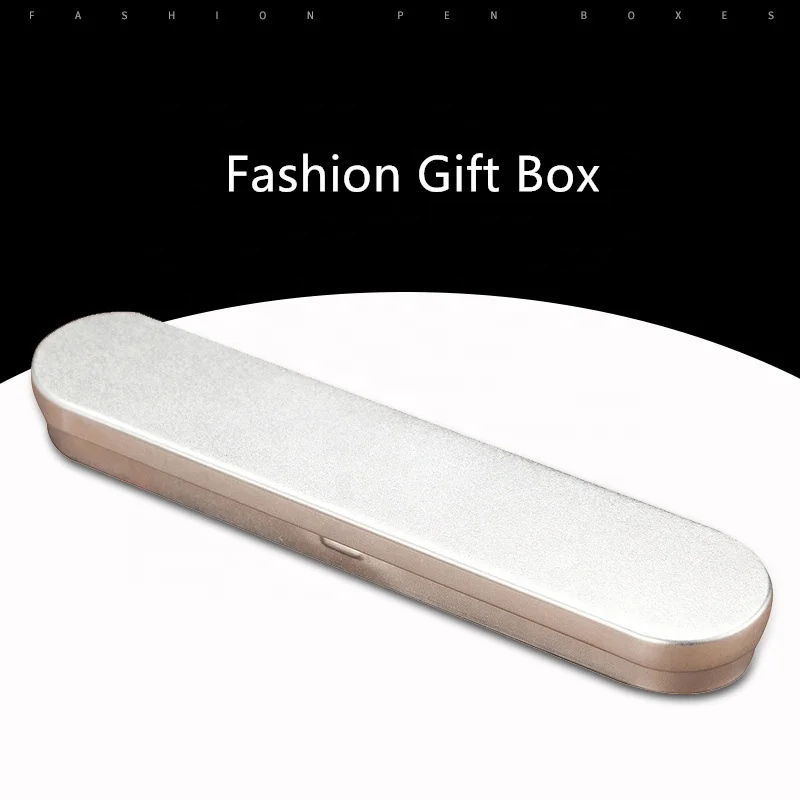 Luxury Wholesale Cheap Advertising Metal Gift Silver Pen Box