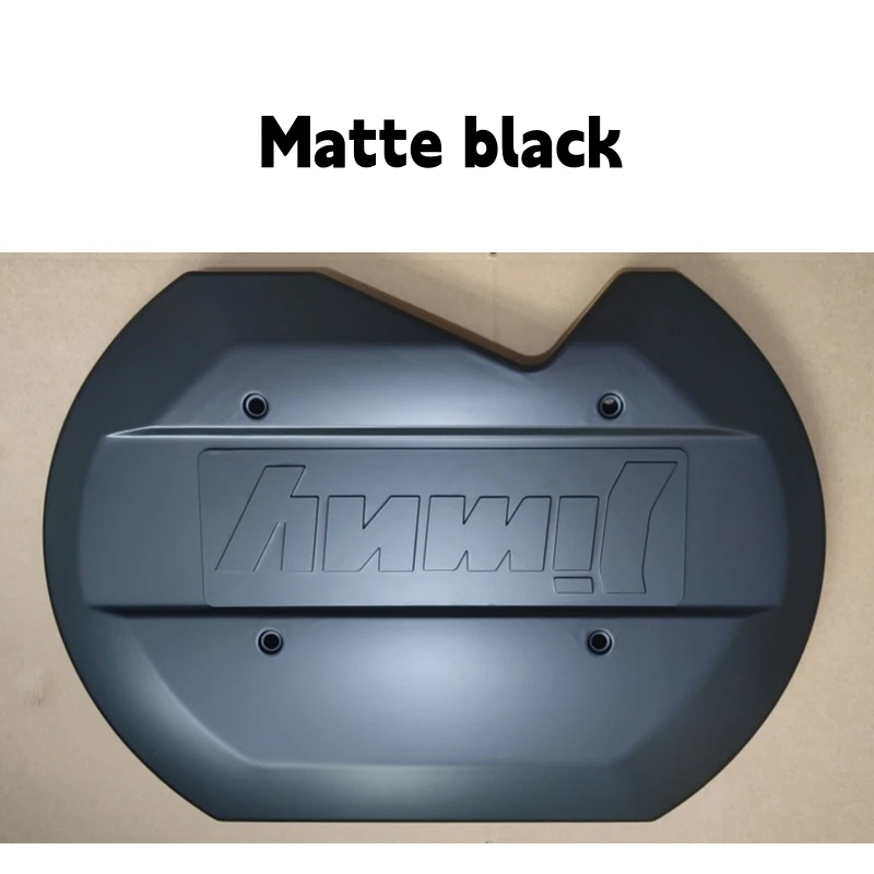 TELLIKA Bright black Matte black ACCESSORIES ABS Car wheel Spare tire cover For Suzuki jimny JB64 JB74 2019 2018 accessories