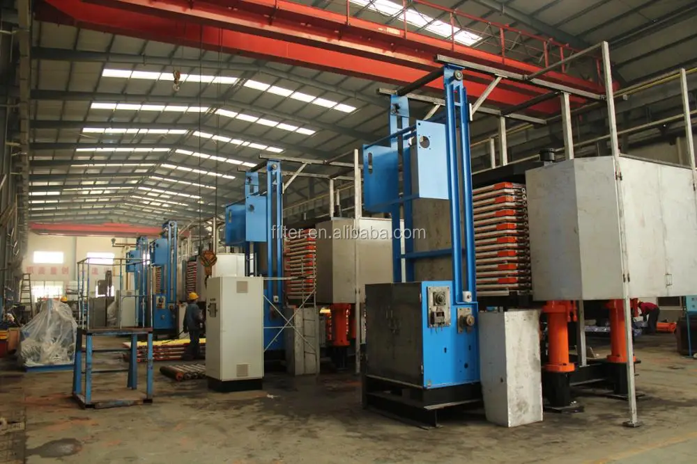 China Toncin membrane 1-270 m2 tower filter press hydraulic filter press exporter plate and frame filter press