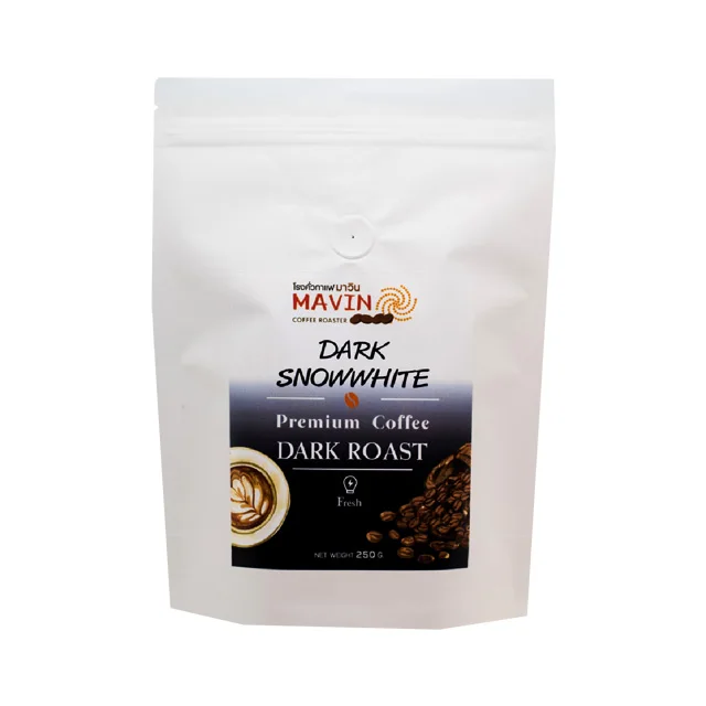 
Roasted Coffee Bean Dark Snowwhite Mavin Roasted Coffee Bean From Thailand Arabica Coffee Beans Dark Roast Thai 