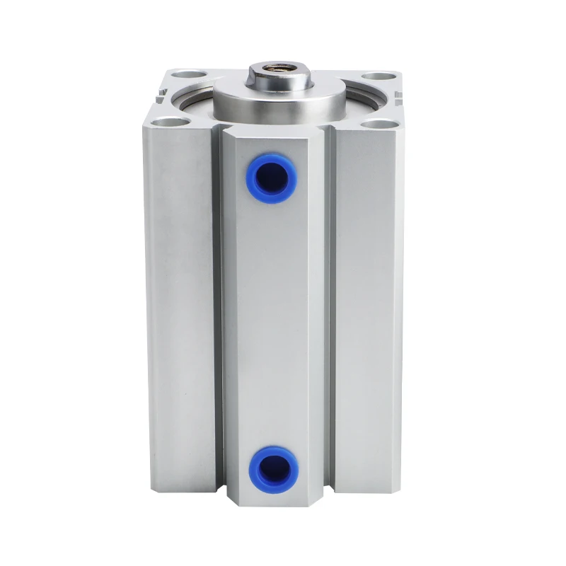 Manufacturer sale cheap silver SDA25 series double acting compact pneumatic cylinder