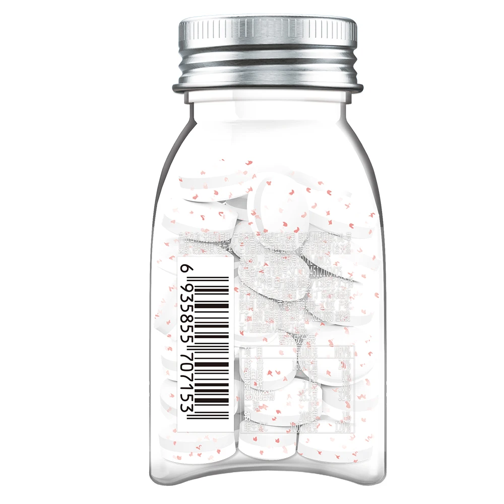 Sugar Free Peach Flavor 0 Carb Breath Mints Exotic Snacks Vitamin C Mints Candy Factory