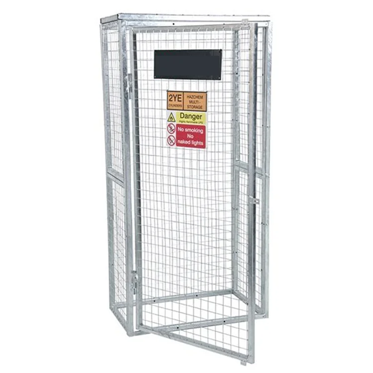 Gas bottle storage cage superior quality gas cylinder storage cage wire container gas storage cage