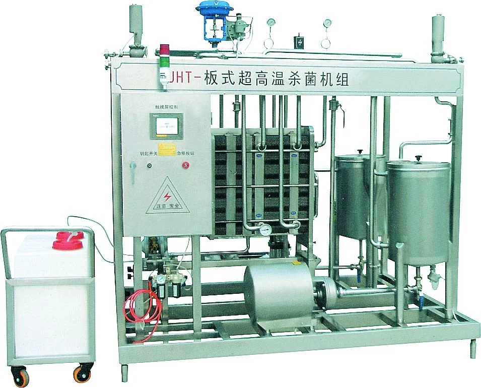 
Fully automatic small scale aspetic carton brick package uht milk filling making dairy processing machine 