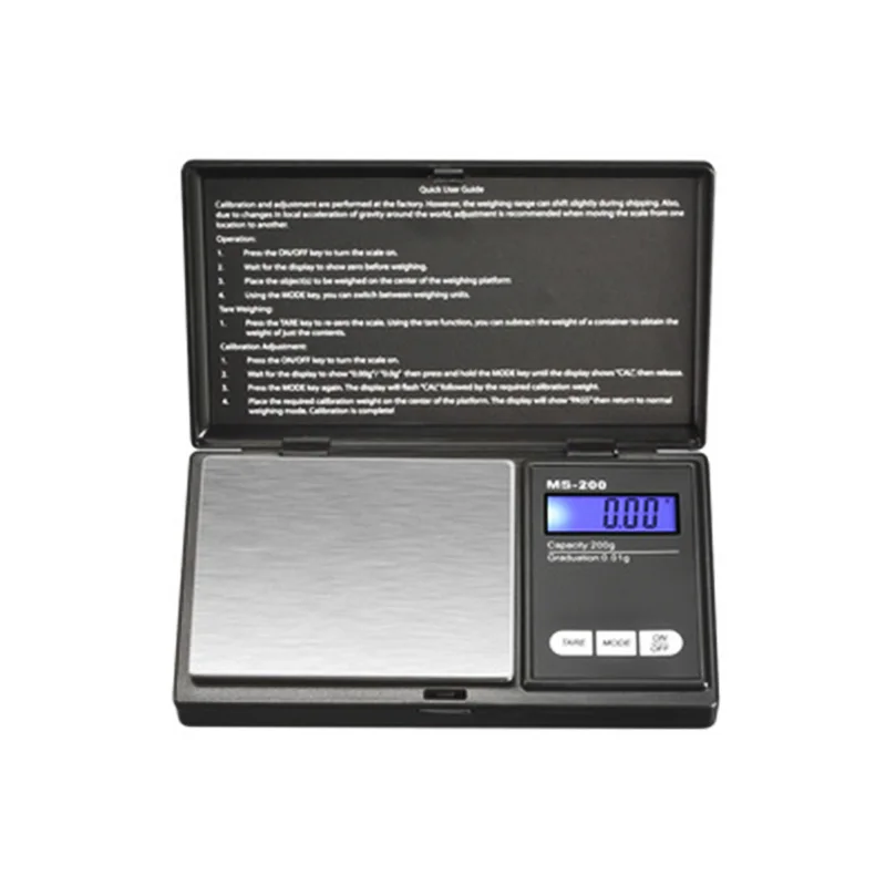 Digital Weighing Hand Scale, Backlight Diamond Mini Pocket Scale