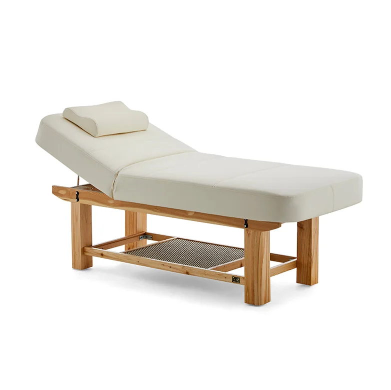 High quality Beauty Salon Massage Facial Bed For Tattoo and Solid Wood Thai Massage Bed