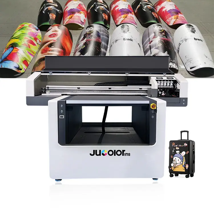 Jucolor A1+ UV Flat bed Printer Ricoh G5i High Drop Inkjet Print Toys Suitcase Balls UV Printer
