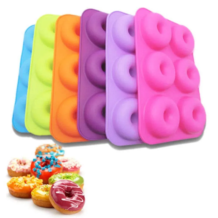 Food grade BPA free non stick silicone donut mold for baking