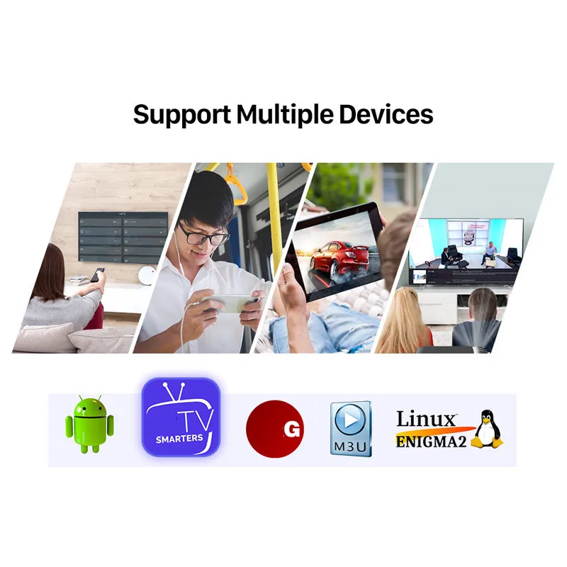 Iptv подписка 12 месяцев код 4k Iptv для панели реселлера Smart TV Box