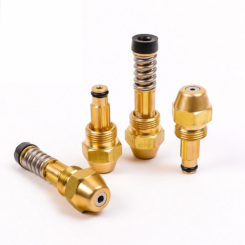 Customized size atomizing dedusting jet nozzle warm air blower nozzle flat washer fuel nozzle with spring