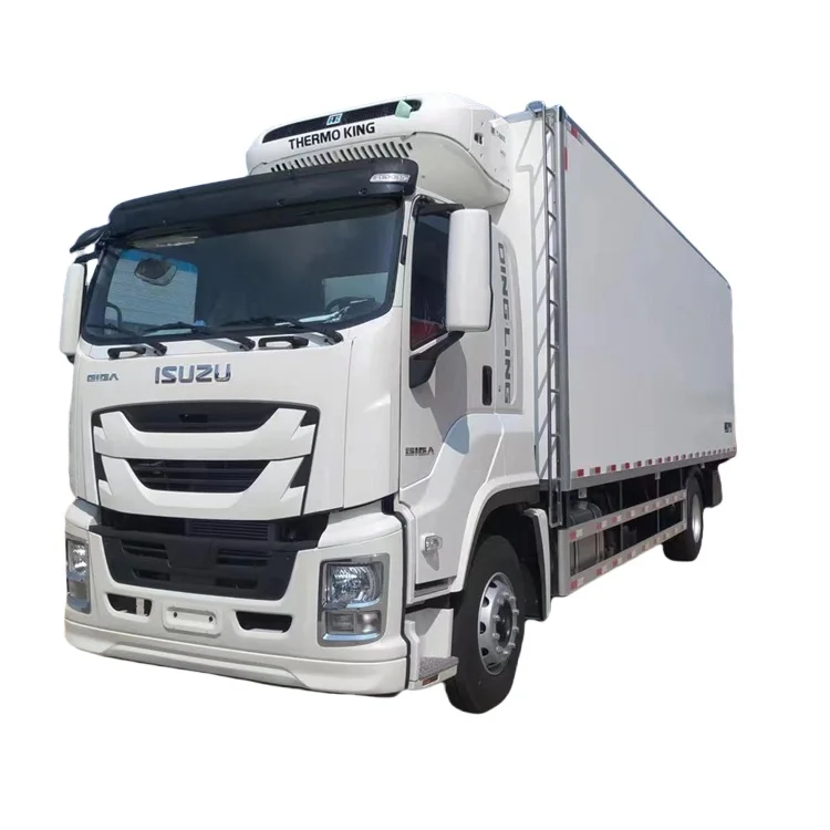 Popular ISUZU 7.6M refrigerator truck freezer vehicle cold box truck chill car refrigerated van furgoneta frigorific