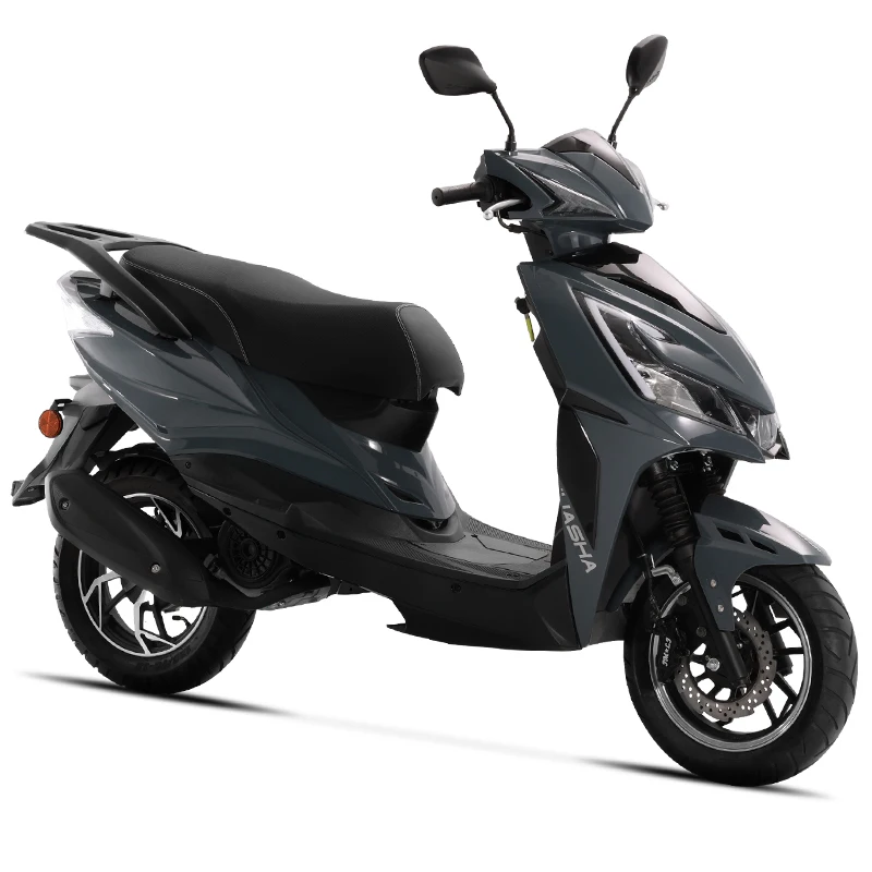 Changhua Factory wholesale high quality customize 125cc 150cc gas scooters black grey moped gasoline petrol scooter for adults