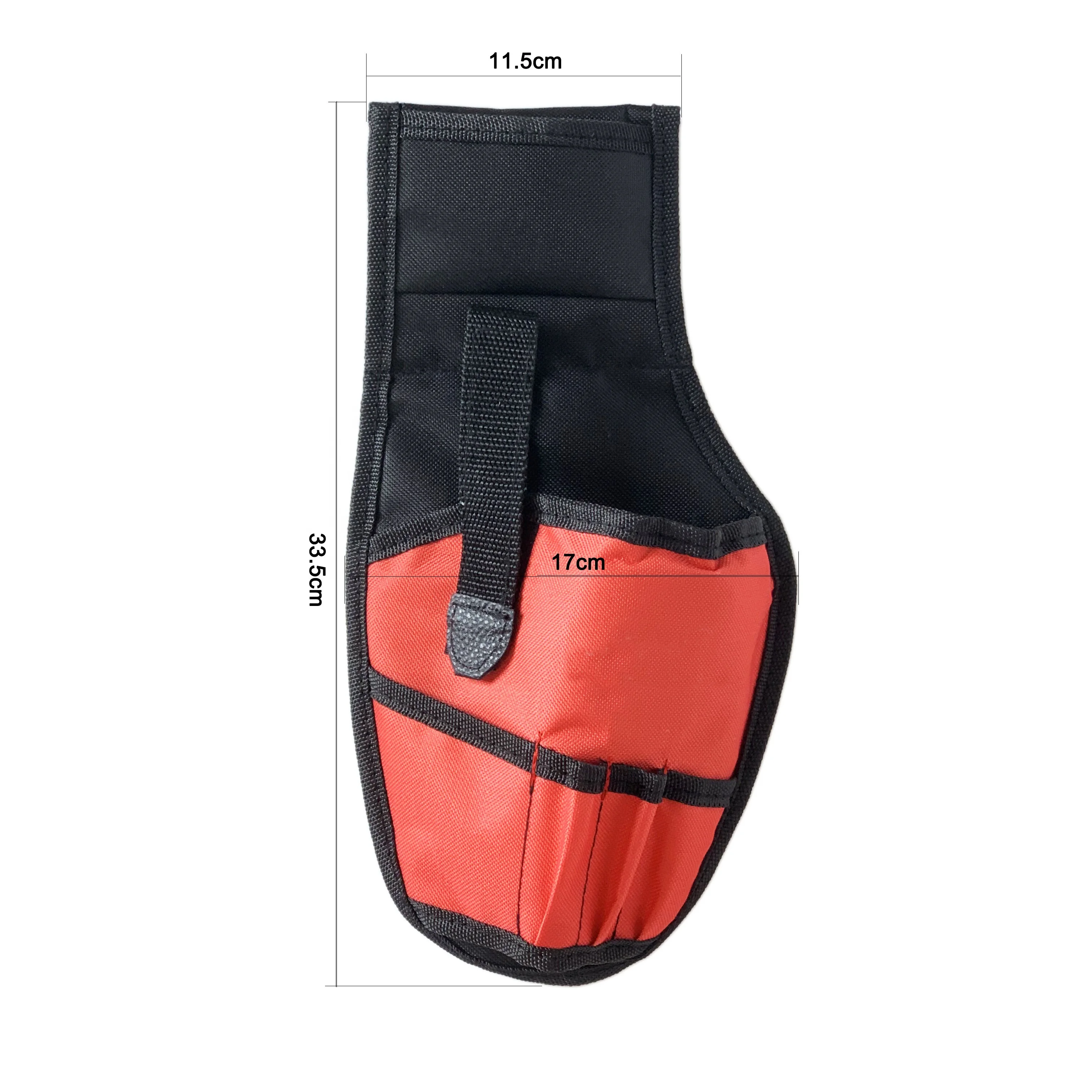 Customize Electrician Leather Impact Driver Tool Belt Holster Waist Bag Pocket