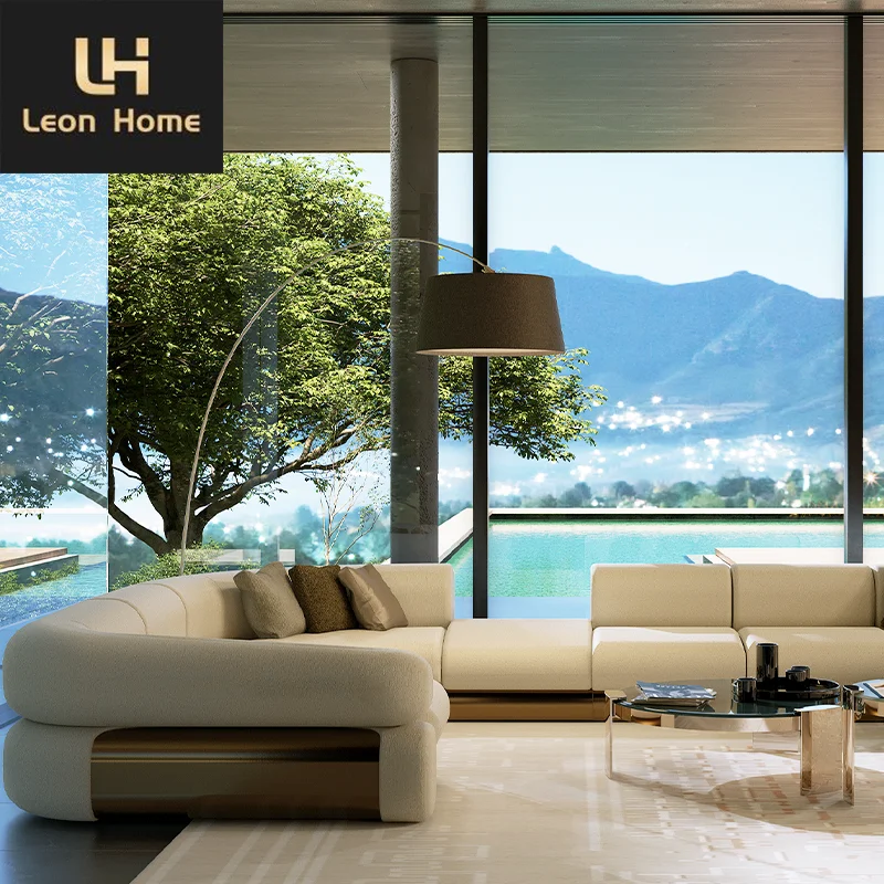 Manufacturer Hot Sale Custom Made Luxury Living Room Sofa Italian New Design Sectional Sofa Furniture Luxury Living Room Sofa