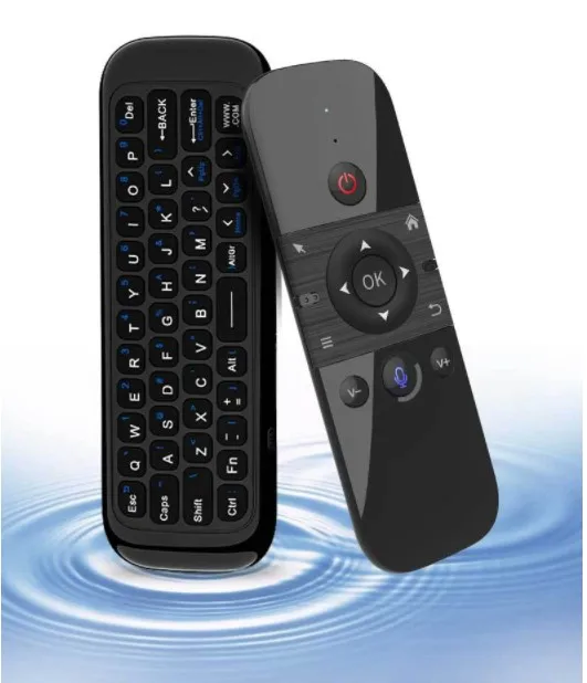 M8 voice air mouse remote control infrared learning double-sided wireless air mouse+ mini keyboard